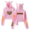 Streetwear Women Sexy Icrimax Print Cropped Sweatshirts Oversize Loose Harajuku Pullovers Spring Korean Casual Tops