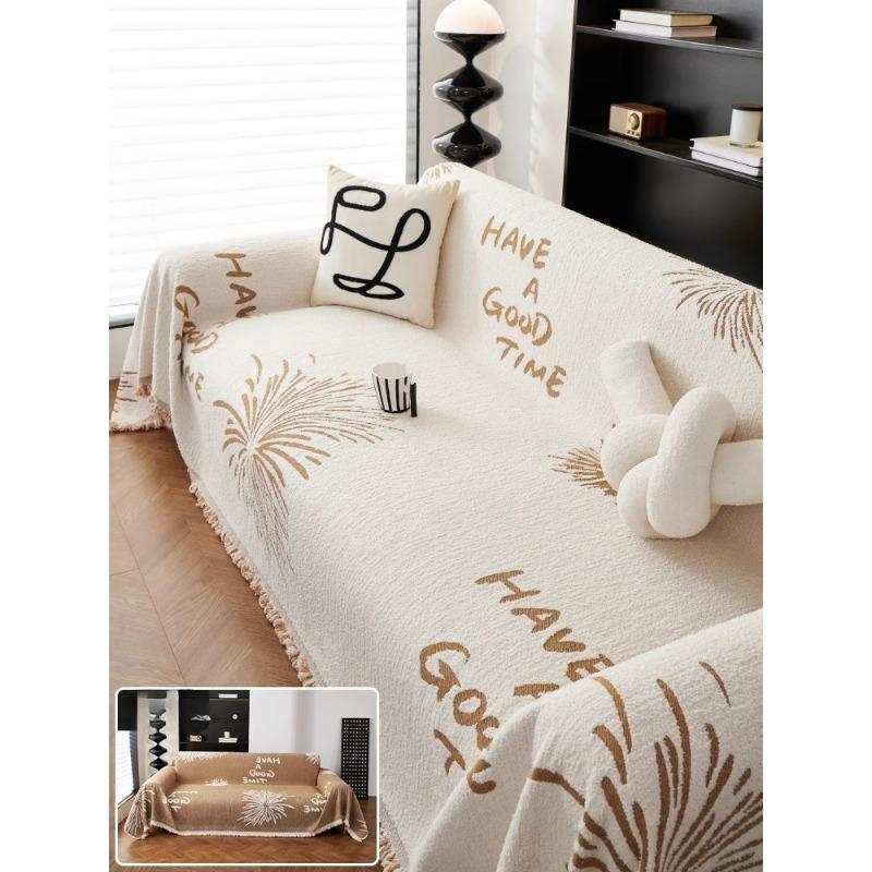The New Sofa Towel Full Cover Cloth All Seasons Universal Simple Modern Anti-cat Scratch Sofa Cover Towel, Sofa Blanket