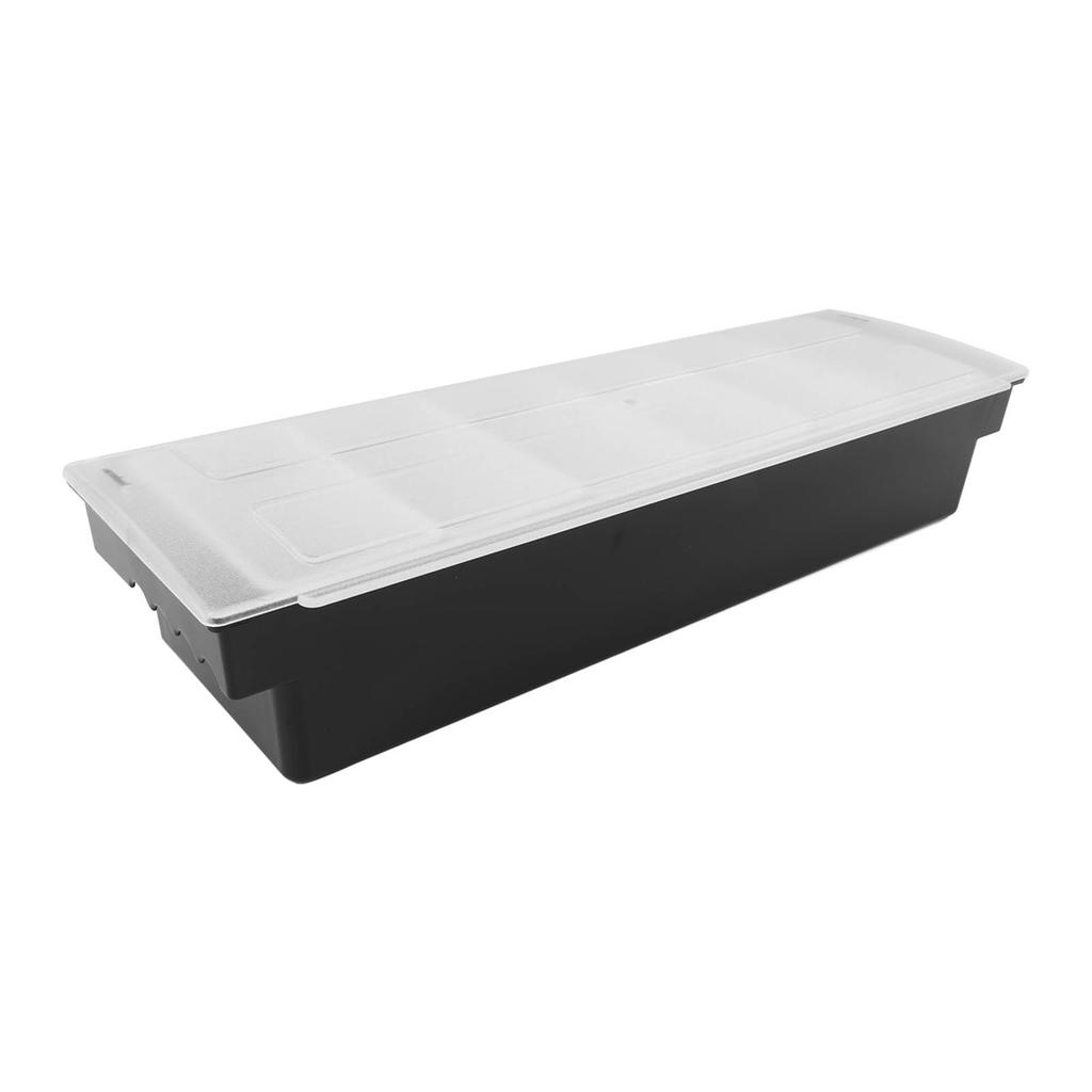 Kitchen Seasoning Box with Cover Multi Grids Spice Box for Home Salt Sugar Nut Candy Dried Fruit Black 6 Grids