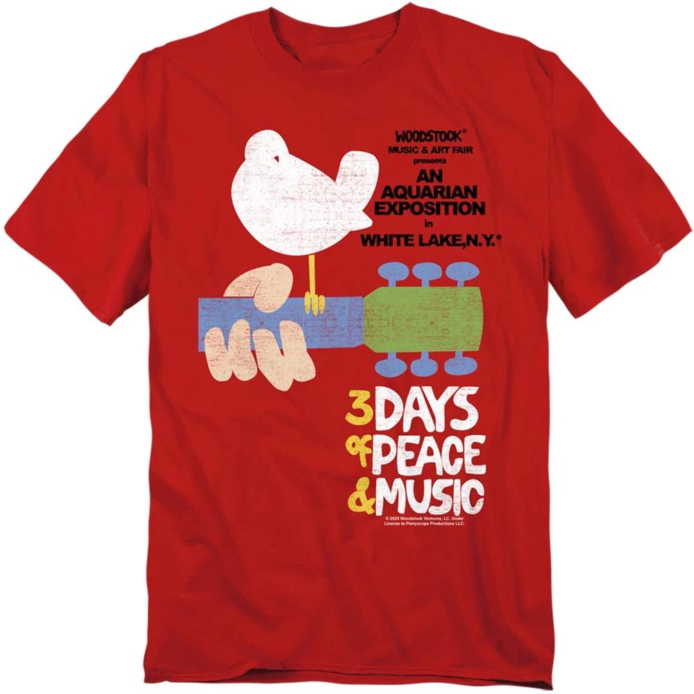 Woodstock - 3 Days Of Peace -  Unisex Short Sleeve Children s T-shirt - Gray 110