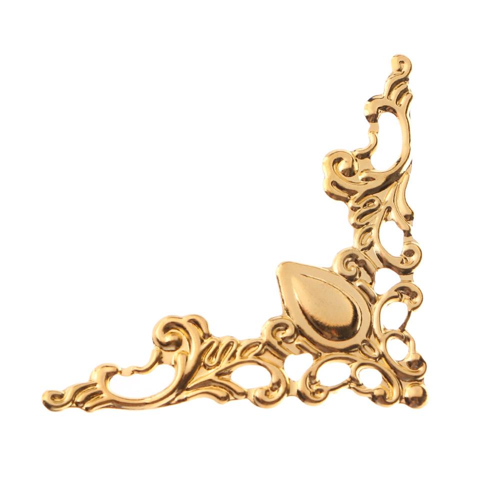 Corner Brackets 30PCS Furniture Protector Bronze Decorative Decor for Menus Corner Bracket Bracket