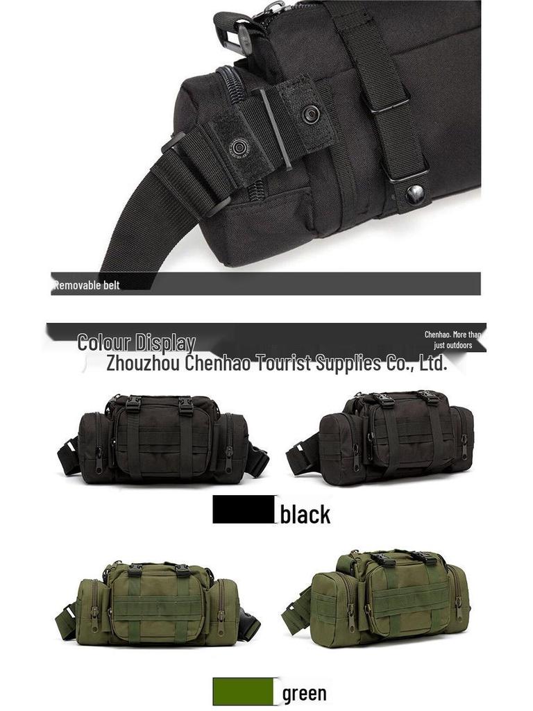 Multifunctional Waterproof Outdoor Waist Bag for Fishing, Running, and Photography