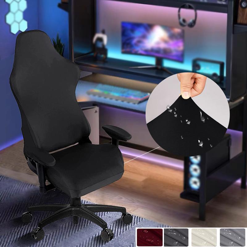 Ergonomik Ofis Bilgisayar Oyunu Sandalyesi Kılıfları Esnek Polyester Yatar Yarış Oyun Sandalyesi Kılıfları Su Geçirmez Sandalye Kılıfları
