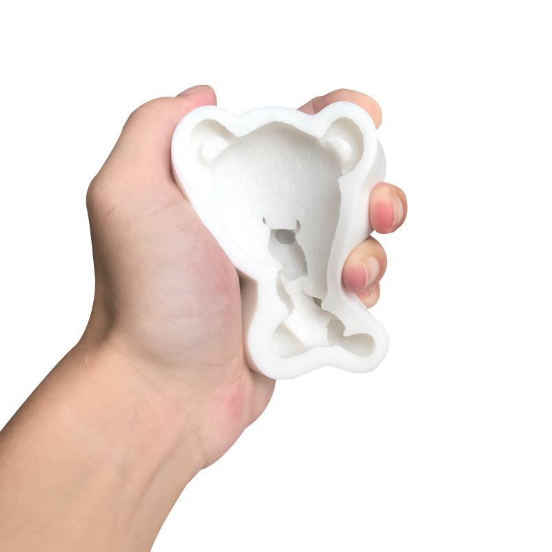 3D Ayı Silikon Kalıp Pasta Pişirme Dekorasyon Aletleri Çikolata Şeker Tatlı Fondan Kalıpları Parti Kendin Yap Hamur İşleri Mutfak Aksesuarları