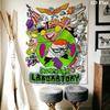Dexter's Laboratory Wall Tapestry Aesthetic Wall Hanging Printed Fabric Blanket Decorative Tapestries for Bedroom Living Room Home Decor