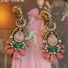 1 Pair of Retro European and American Bohemian Ethnic Style Earrings