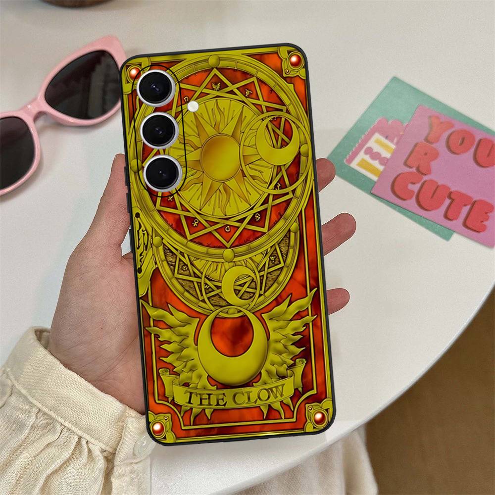Anime C-CardcaptorS S-Sakura Phone Case For Samsung S 24 Fe 25 Ultra Plus 20 Lite 21 30 22 23 24 22 Ultra 5G Fundas