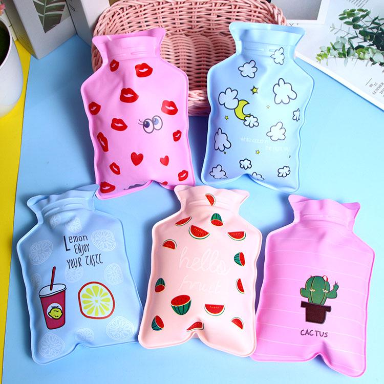 Compact Winter PVC Hot Water Bottle Hand Warmer – Cute and Portable