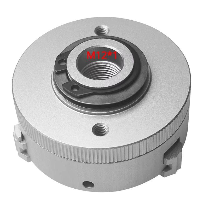 ABGR-Aluminum Alloy For Lathe Bench Grinder Mini Three Jaw Chuck For Electric Drill Self Centering Woodworking Turning Tool