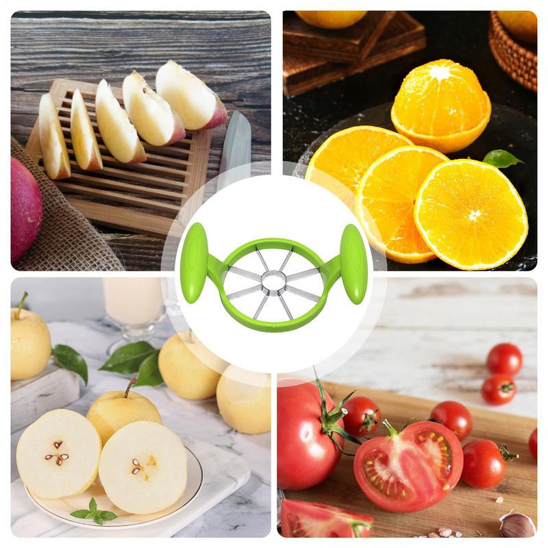 Fruit Corer Lightweight Stainless Steel Slicer For Pineapple Manual Pear Divider Detachable Kitchen Gadget With Non-Slip Grip