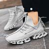 Dad shoes large size autumn blade casual sports shoes men's microfiber leather travel hiking platform shoes