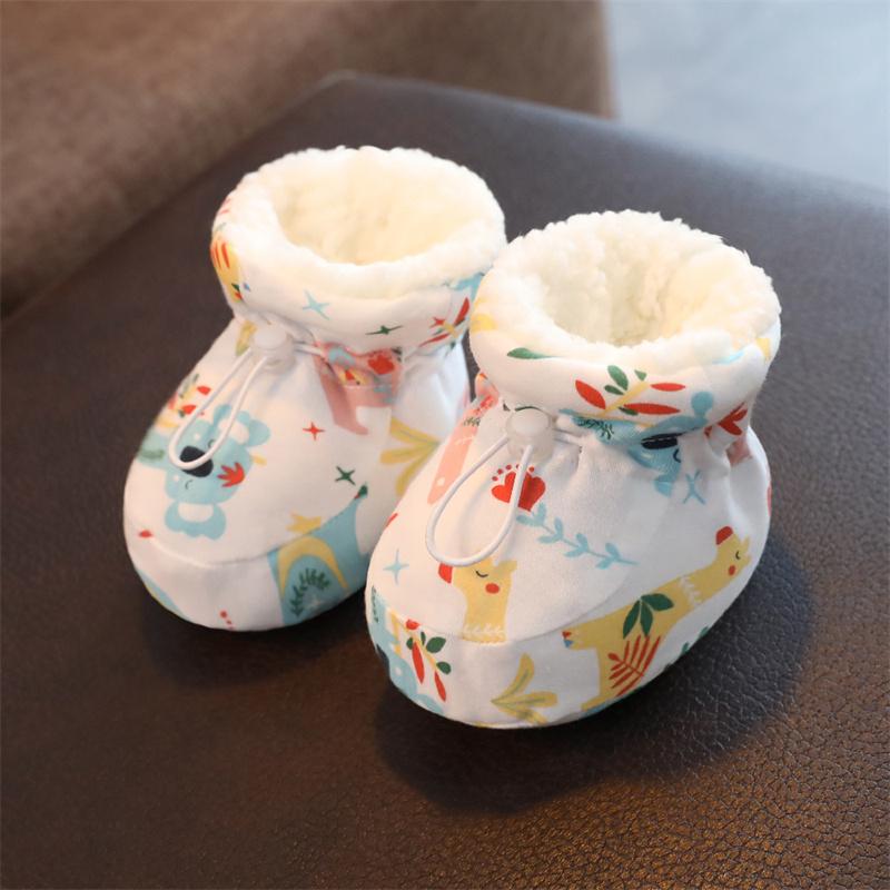 Warm Infant Toddler Crib Snow Boots Soft Comfortable Infant Girls Boys Anti-Slip Socks  Newborn Baby Shoes
