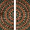 Bless International Beautiful Indian Bohemian Psychedelic Hippie Tree of Life Window Curtain Panels for Bedroom, Living(Green Elephant Camel)