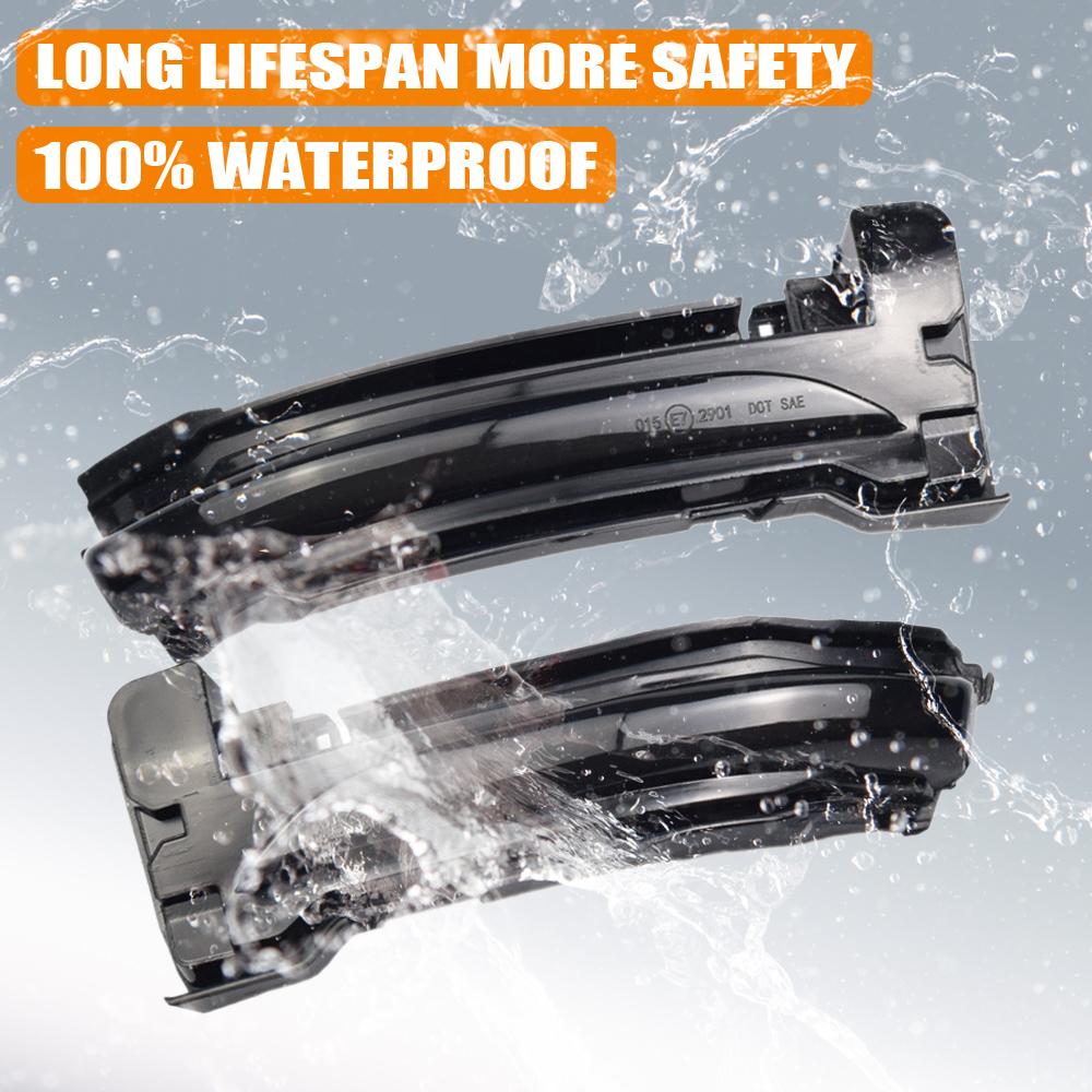 Car Accessories LED Dynamic Turn Signal Side Wing Mirror Indicator Light Lamp For Ford Focus 4 MK4 2019 2020 ST 2021 LHD