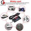 DC 12V Digitaler Temperatur-Voltmeter-Messgerät IPX6 Wasserdicht für Boot Motorrad 0,28 Zoll LED-Anzeige Volt Spannungsmesser Batterie