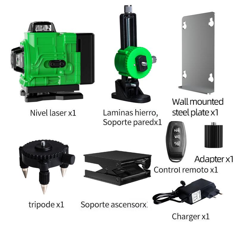 4D16 Green Laser Level for Outdoor Use - High Precision Mini Level Tool