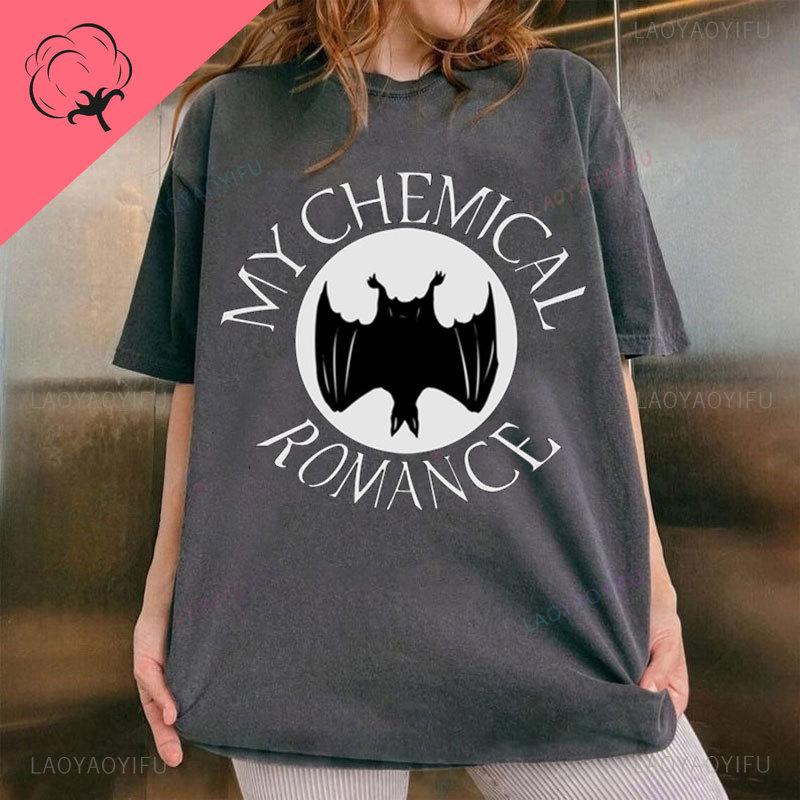 Camisetas My Chemical RoUnisexce Bandas De Rock Graphic T Shirts Cotton Camisa Vintage Punk Hip Hop Harajuku Short Sleeve Tee Shirt