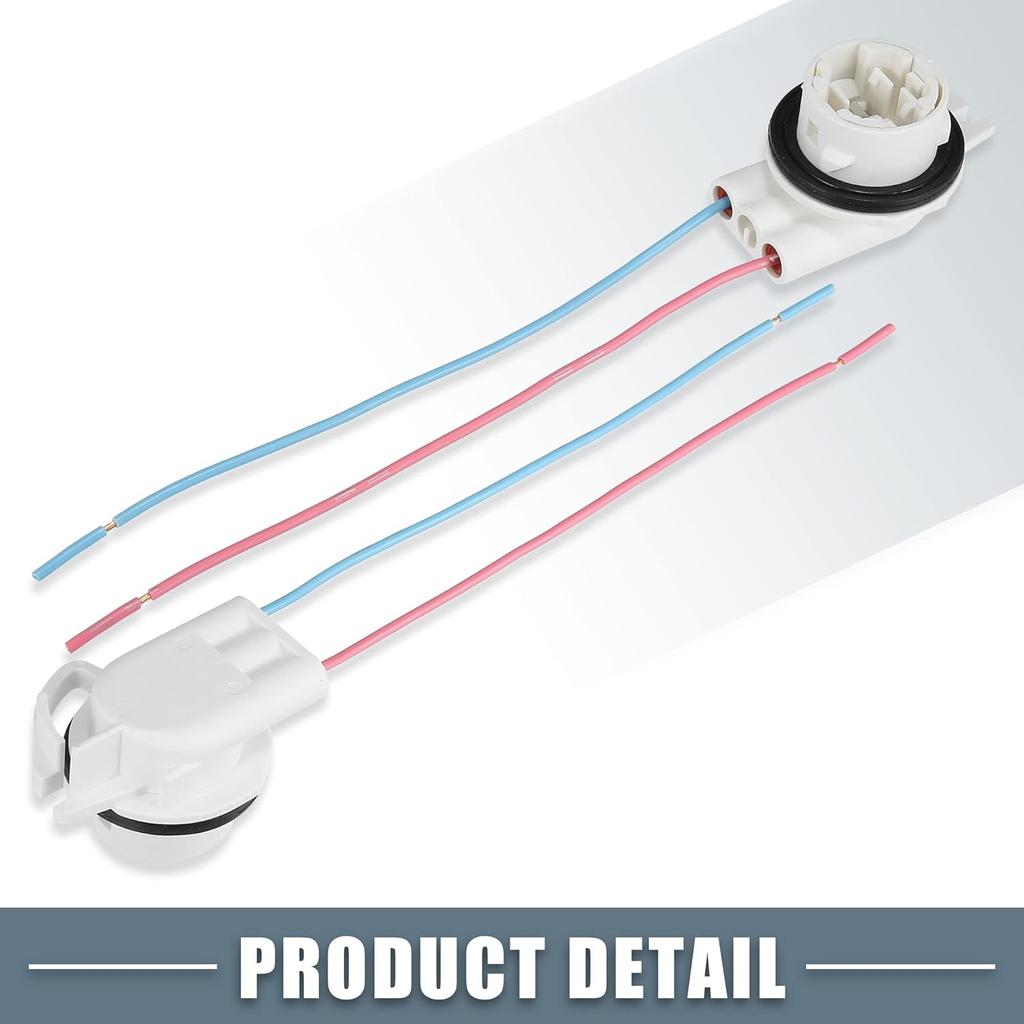 Car Light Socket Wire Harness Pigtail Socket 19258649 LS94 645-607 Daytime Running Lights Turn Signal Lamp Brake Light Socket for 3157 4114 4157