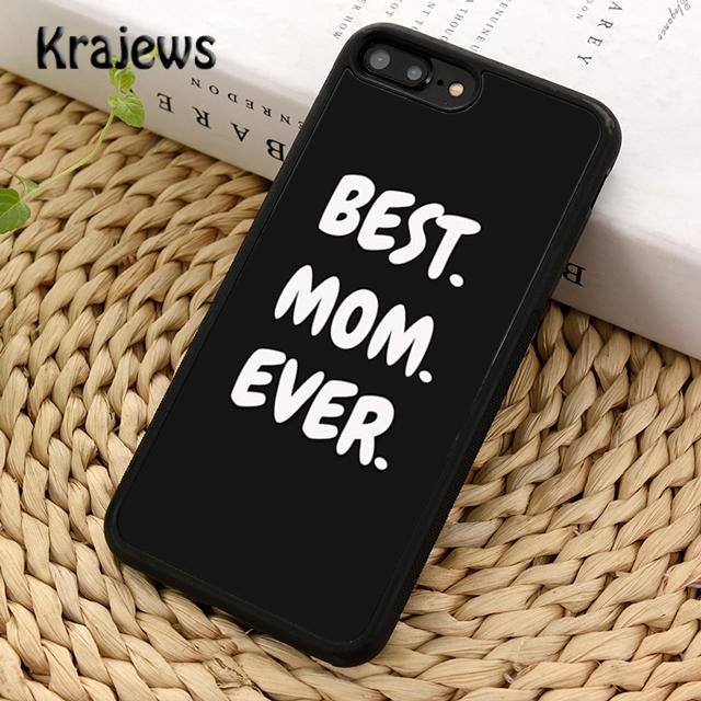 Krajews Beste Mama aller Zeiten Weiche Handyhülle für iPhone 14 5 SE 6s 7 8 plus X XR XS 11 12 13 pro max Samsung Galaxy S21 S22 ultra