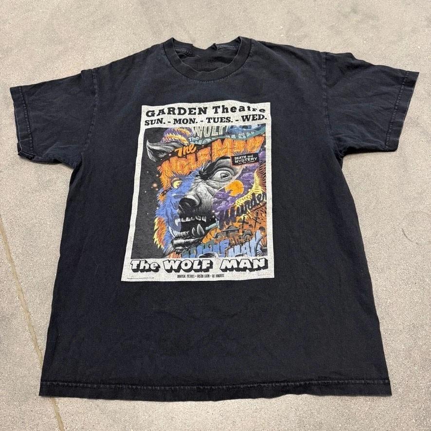 Футболка The Hundreds x Tristan Eaton Человек-волк — Универсальные Монстры Коллаб Унисекс XXXXL