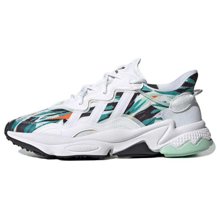 Adidas Ozweego Geometric Jungle Print White
