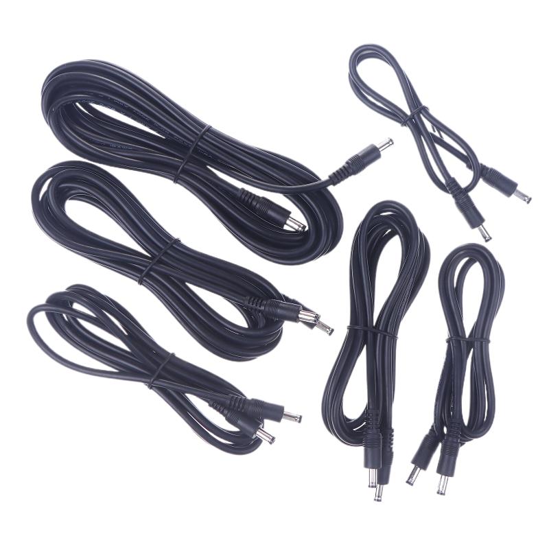 Dc5521 To Dc5521 Cable Cord 18Awg Dc5.5Mm X 2.1Mm Male Plug To Male Power Supply Adapter Wire For Led Light Speaker J60A