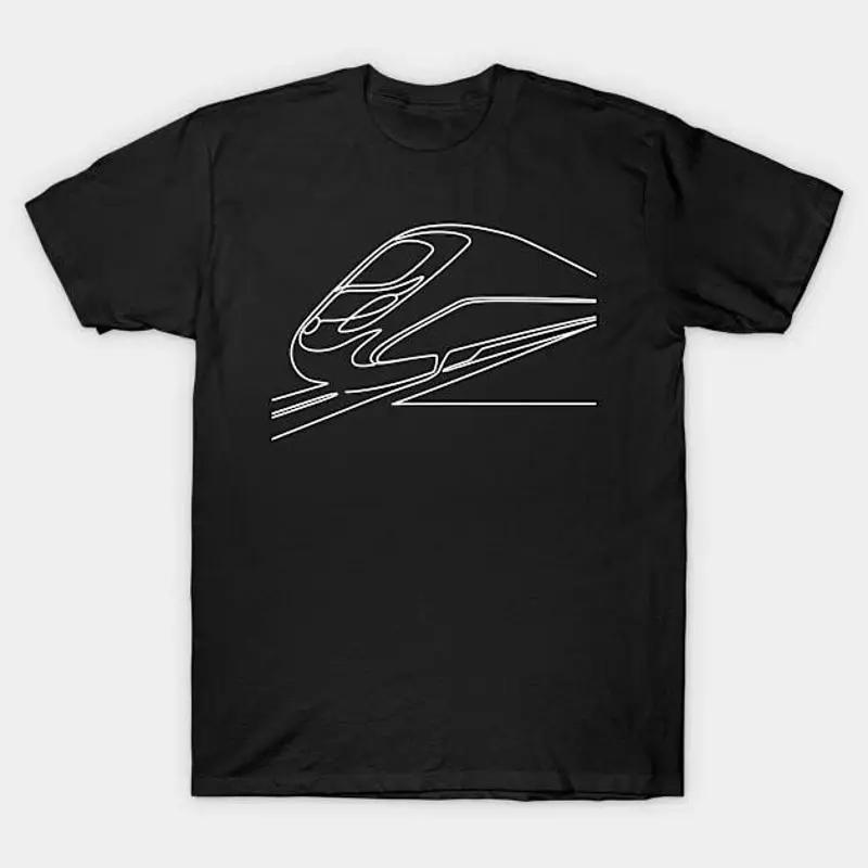 Bullet Train Line Art T Shirt S 5xl Fast Shipping