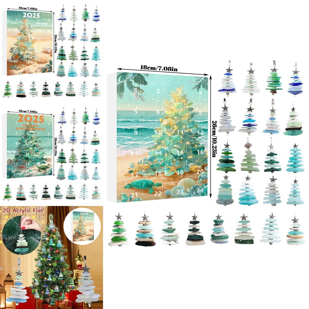 Weihnachtsbaum Hängedekor Kollektion mit Acrylteilen für saisonale Geschenkvergabe