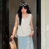 Large Size Women's Clothing Simple Solid Color Fashion Single Wear Inner Vest Women's 2026 Spring New Pullover Top 134360