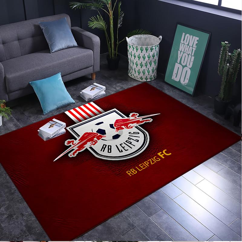 1PC rug Leipzig Soccer Crest Carpet, Chair Rug,Area Rug for Office Bedroom living rooms bedroom, Doormat decor Christmas fan gifts