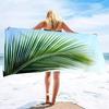 Beach Towel Palm Leaves Pattern Oversized Microfiber Tropical Beach Towel,Thin Lightweight Pool Swim Palm Tree Bath Shower Towel
