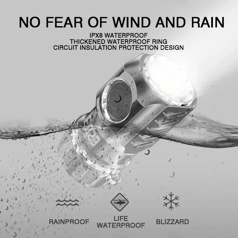 Powerful LED Flashlight USB Rechargeable Torch Waterproof Emergency Lamp Super Bright Portable Mini Torch for Camping Fishing