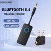 2 In 1 Bluetooth 5.4 Transmitter Receiver 3.5mm AUX Airplane Audio Wireless Adapter Mic for Flight TV Car TreadmillGood Product