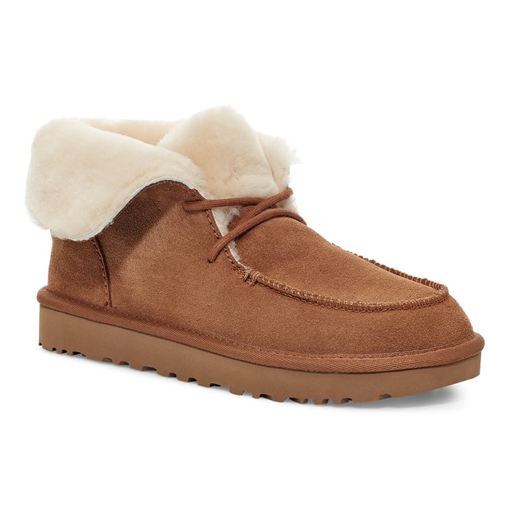 UGG Diara Lacing Fleece Lined Brown Women's 1113090-CHE