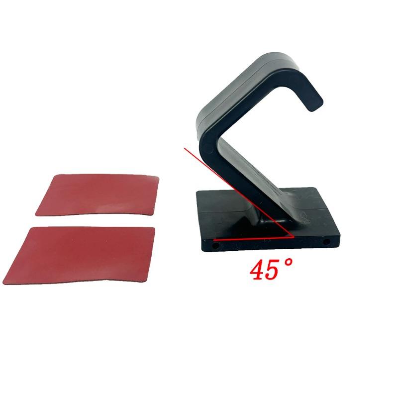 JDM Car Modified Steering Wheel Hook 45°/60° Steering Wheel Hooking Black Carbon Look Steer Wheel Hanger