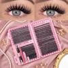 700 Clusters/Box Curvature D Dense Grafted False Eyelashes 9-16MM DIY Lashes Extension  Daily