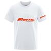 2026 Fantic Motor Printing Unisexs New Brand Solid Color Round Neck Casual Short Sleeve Tshirt Summer Breathable Tops