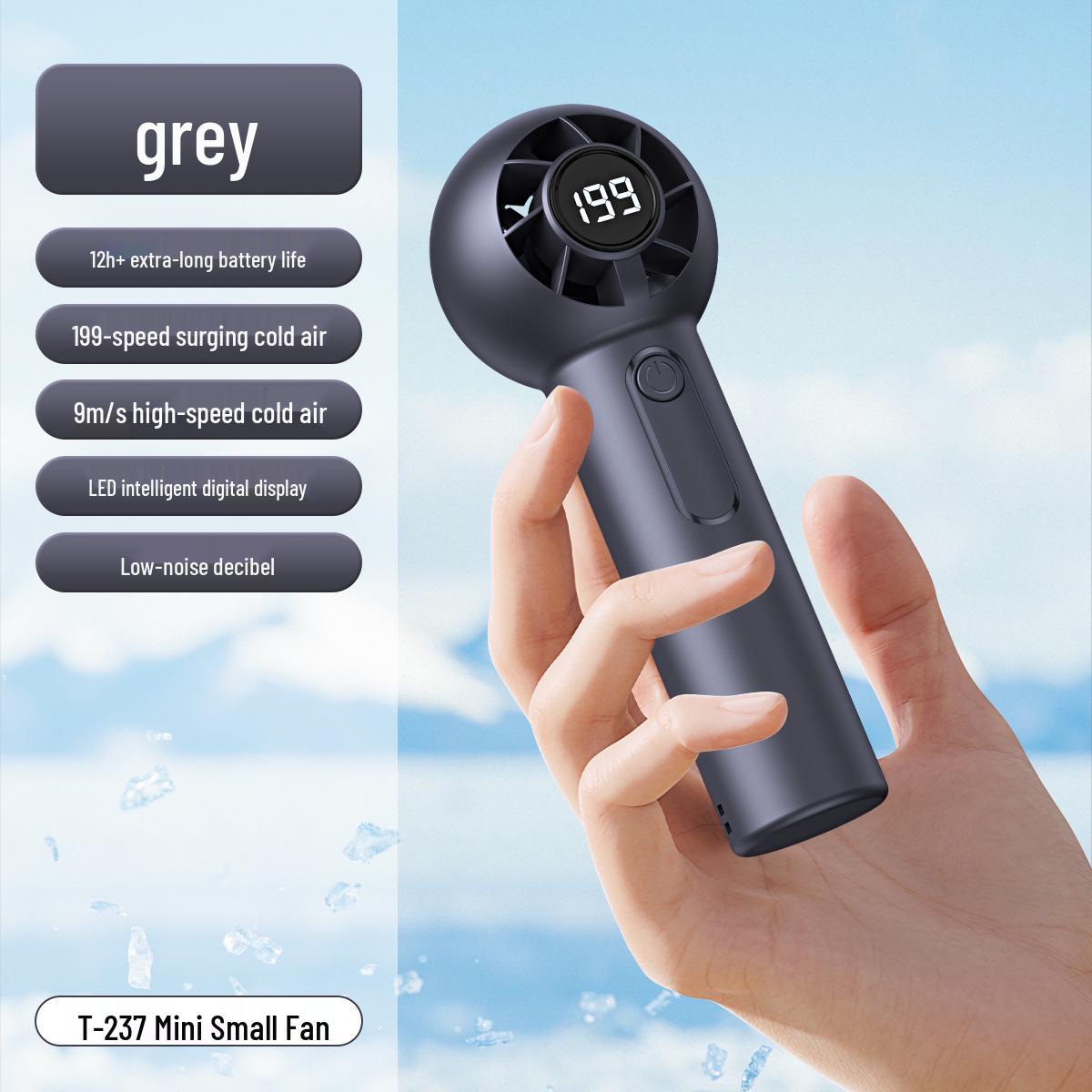 T237 Compact High-Speed USB Rechargeable Handheld Mini Fan See Details Page