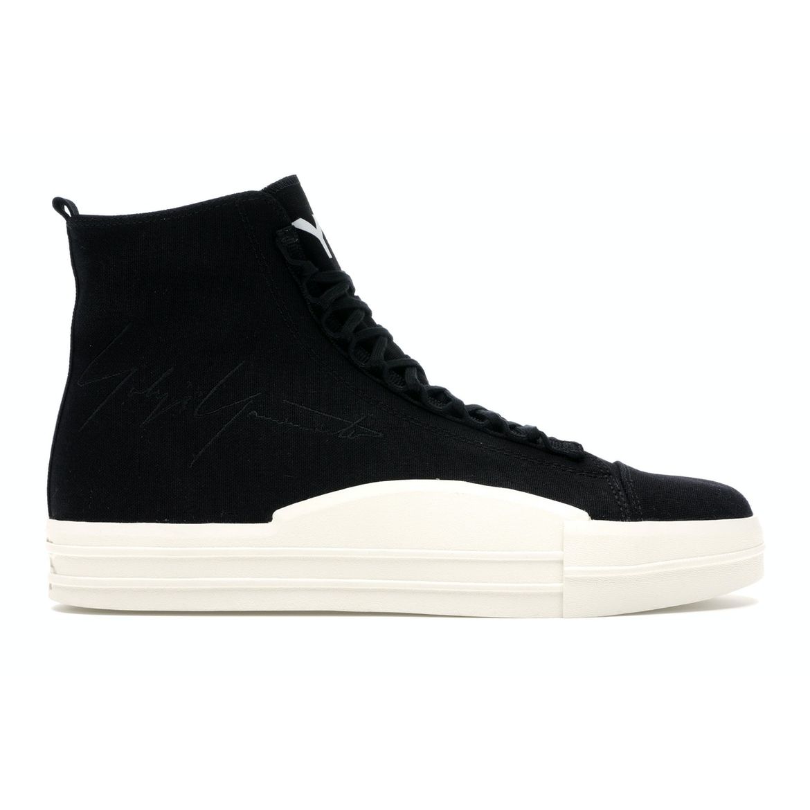 

Adidas Y-3 Yuben Mid Черно-белые кроссовки унисекс EF2653