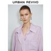 UR Women's Striped Patch Pocket Shirt