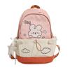 Japanese Cute Cartoon Rabbit Backpack for Girls with Large Capacity - Girly Commuting School Bag