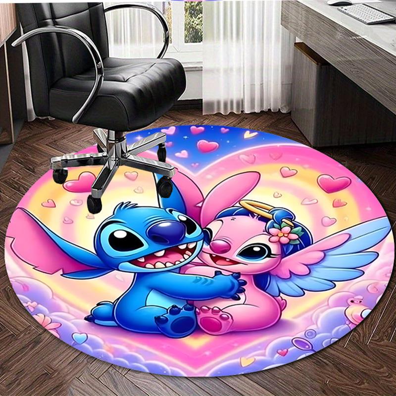 1pc S-Stitch10 Carpet, Round Rug, Comfortable, Suitable for Entryways, Living Rooms, Office, And Bedrooms, Christmas Decoration