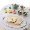 Early Education Wooden Simulation Afternoon Tea Teacup Teapot Tea Set Kitchen Tableware Children Play House Toys