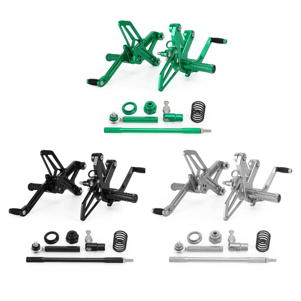 Artudatech Aluminum Rear Sets Footpegs Footrest For Kawasaki Ninja ZX-25R ZX25R 2020-2021