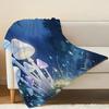 Dreamy Mushroom Series Flannel Blanket: High-Density Plush, Soft & Warm Cozy for Home, Ideal Decor for Halloween & Christmas
