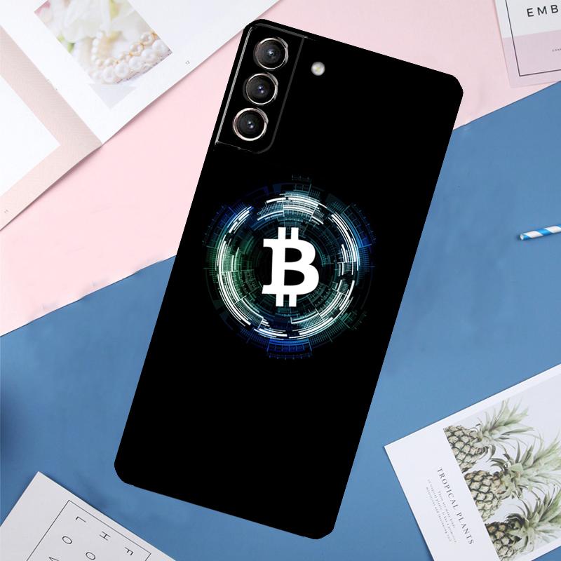 Bitcoin Case For Samsung Galaxy S22 S23 S24 Ultra S9 S10 Plus Note 10 20 Ultra S20 S21 FE Cover
