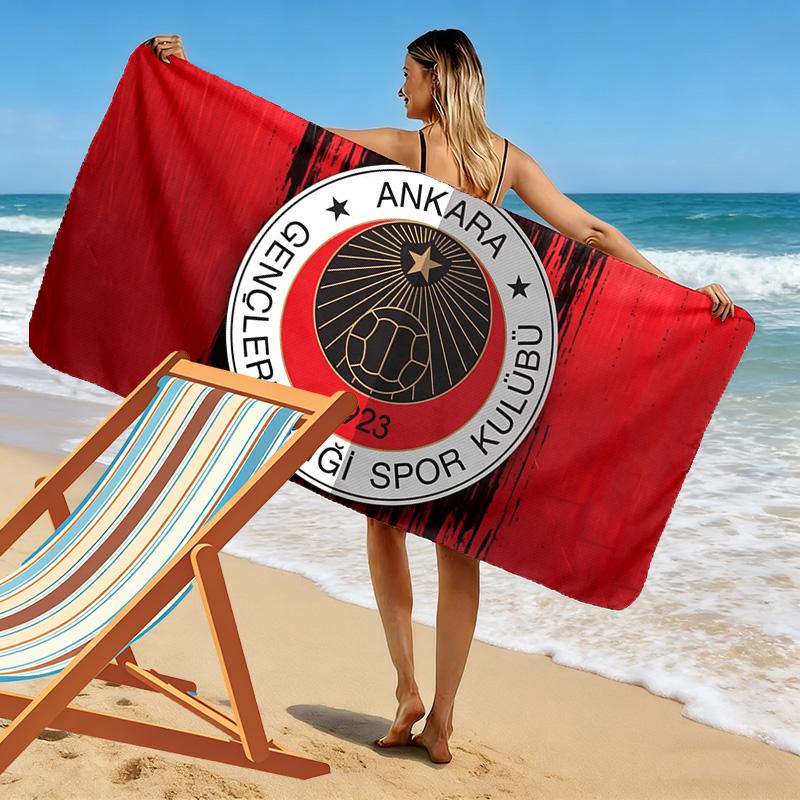 Gençlerbirliği SK Print Beach Towel, Large Soft Quick Dry Towel for Beach Camping Swimming