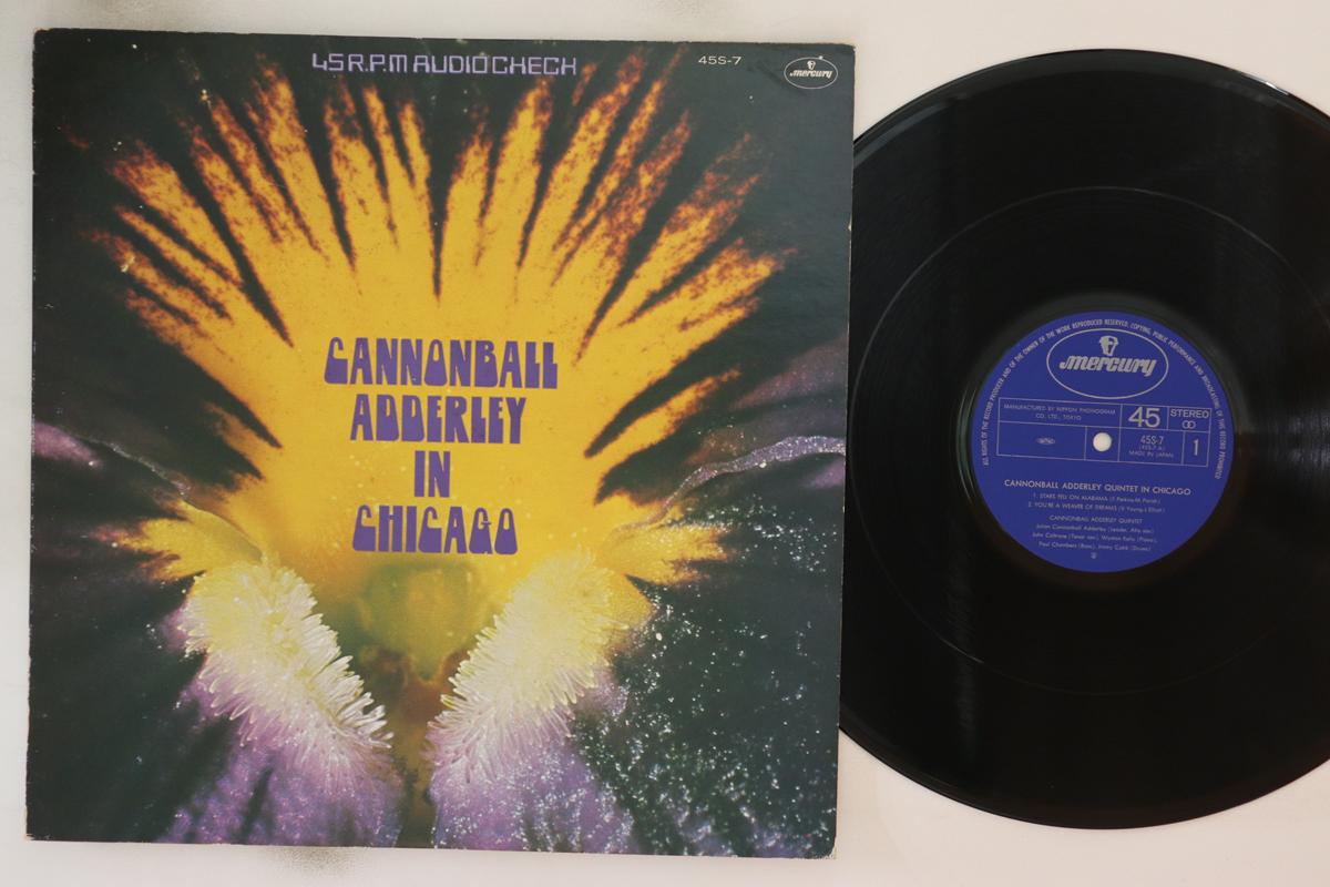 

LP Record CANNONBALL ADDERLEY - In Chicago 45S7 MERCURY 1977 Japan Jazz Used