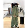 Women's High Waist Wide-Leg Distressed Ripped Jeans - Summer Retro Style