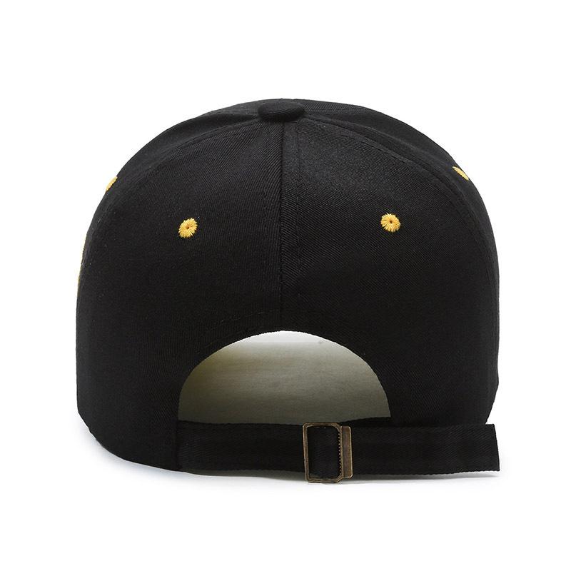Trendy Unisex Korean Style Duckbill Baseball Cap with Deep Crown and Embroidery - Outdoor Sun Protection